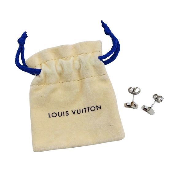 Louis Vuitton Earrings Women's Men's Branded Metal Earrings - Escential V - Picture 8 of 9